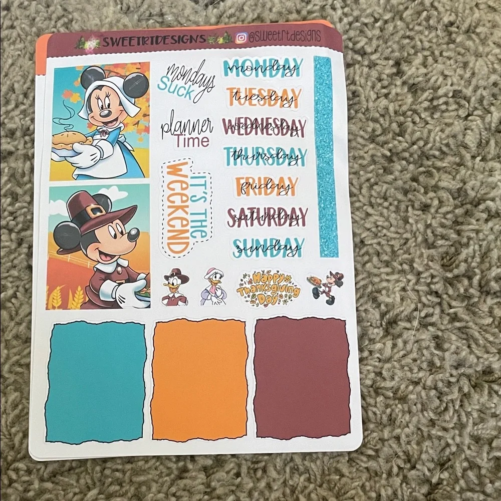 Autumn Themed Planner Stickers